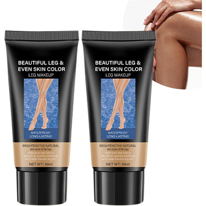 Fllauliyag Dulele leg and body makeup foundation front view in bronze medium