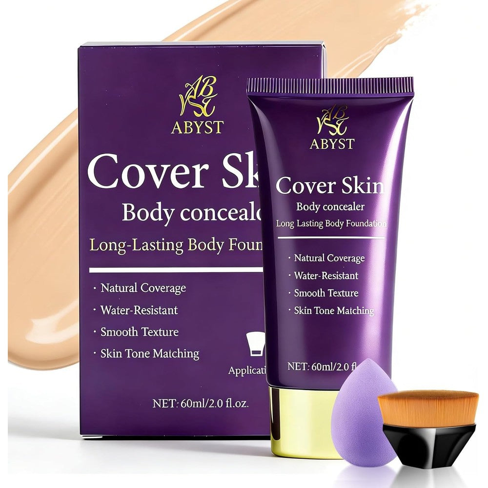 Abyst Body Coverage Perfector front view packaging and bottle
