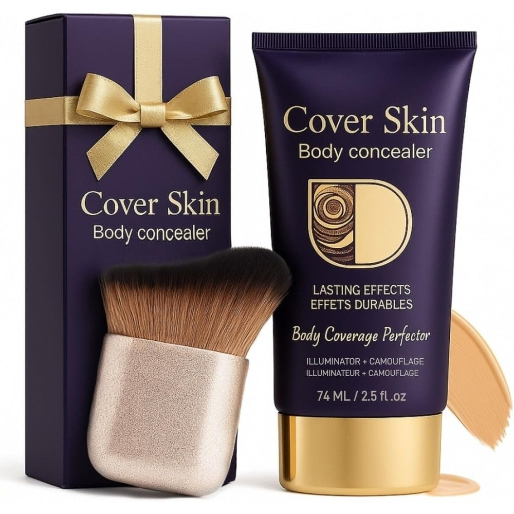 Diryi waterproof body concealer bottle front view with packaging