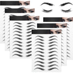 Blulu 4D hair-like waterproof eyebrow tattoo stickers front view