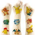 Romahomeart cute monster temporary tattoos set front view