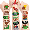 Fovths 144 Pieces Football Temporary Tattoos set front view