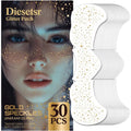 Diesetsr glitter freckles face tattoo gold 30 pieces front view