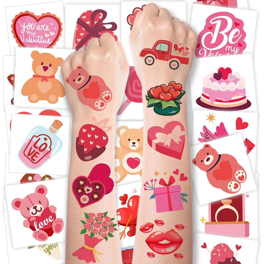 MDDRUIQI 150 piece temporary tattoo set front view