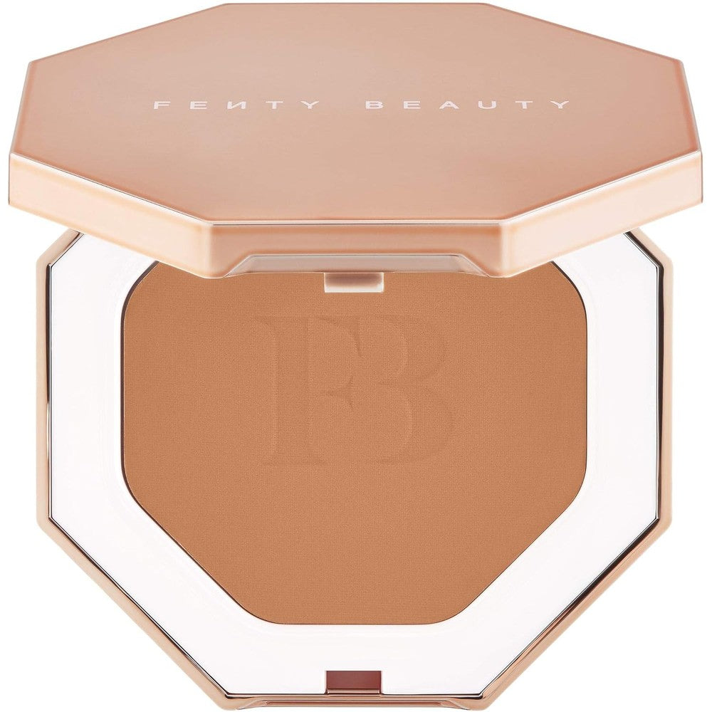 Fenty Beauty Sun Stalkr Instant Warmth Bronzer Island Ting compact front view