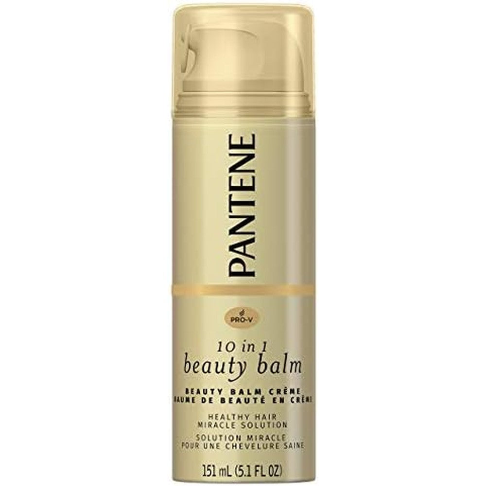 Pantene Pro-V Ultimate 10 Beauty Balm Creme 5.1 Fluid Ounce bottle front view imported hair styling cream