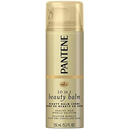 Pantene Pro-V Ultimate 10 Beauty Balm Creme 5.1 Fluid Ounce bottle front view imported hair styling cream