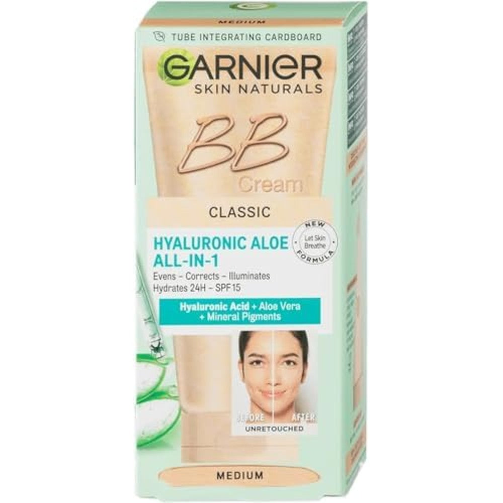 Garnier Miracle Skin Perfector BB Cream Medium front tube view for hydrating coverage