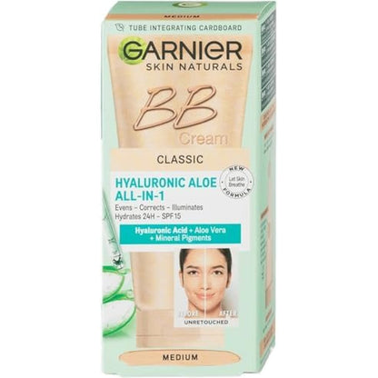 Garnier Miracle Skin Perfector BB Cream Medium front tube view for hydrating coverage