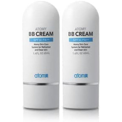 Atomy BB Cream front view of dual pack packaging for daily facial hydration.