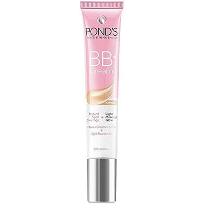 POND'S BB+ Cream Natural Shade 18g front view packaging for daily makeup glow.