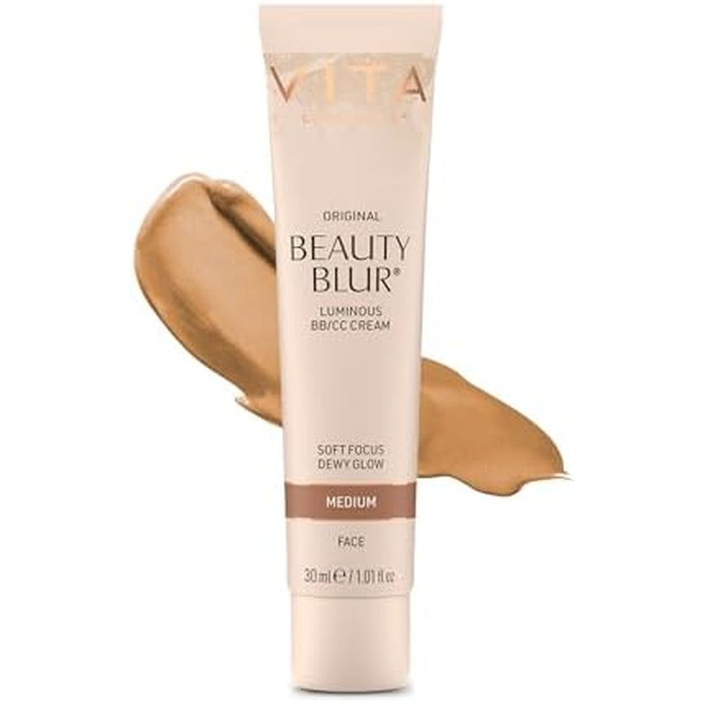 Vita Liberata Beauty Blur Face Medium front view bottle and packaging