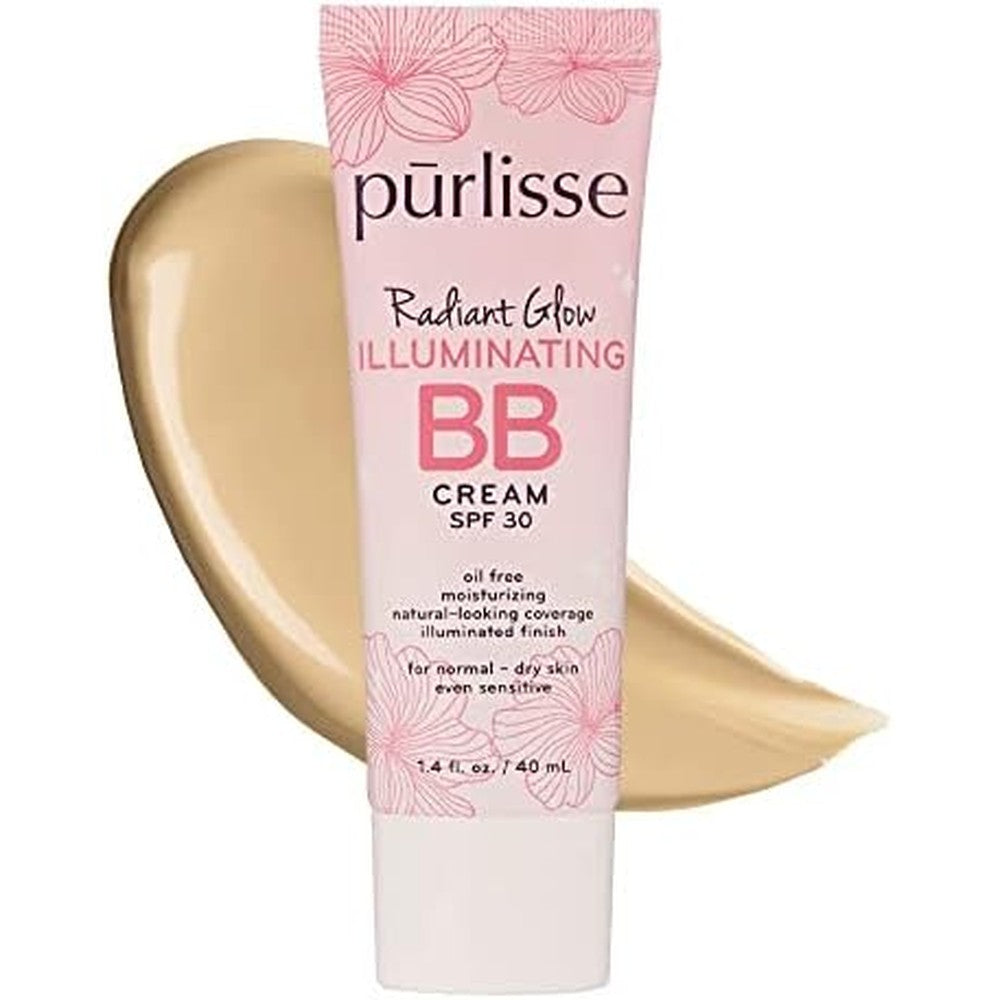 Purlisse radiant glow illuminating bb cream front view packaging