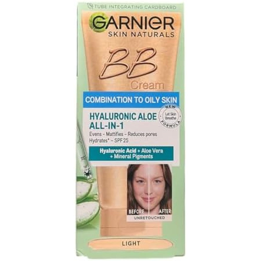 Garnier Skin Naturals Hyaluronic Aloe BB Light Cream front view packaging