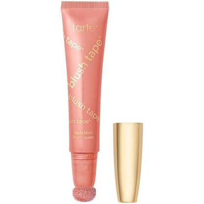 Tarte Blush Tape Liquid Peach Blush front view tube showing cushion tip applicator.
