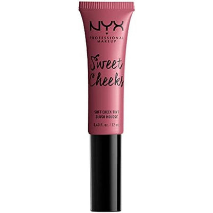 NYX Professional Makeup Sweet Cheeks Soft Cheek Tint Baby Doll front view cream blush tube