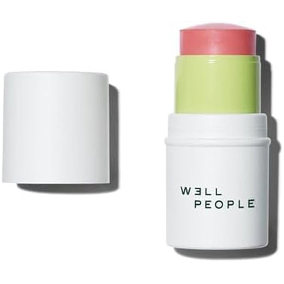 Well People Supernatural Stick Multi Use Blush front view of the cream makeup stick showing the berry shade