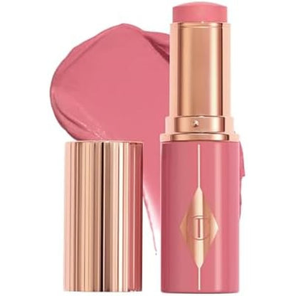 Charlotte Tilbury Unreal Healthy Glow Blush Stick front view luxury cream makeup