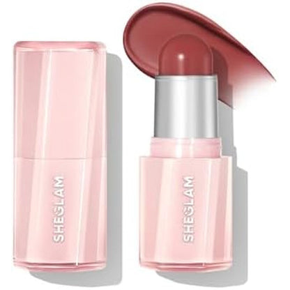 SHEGLAM Buttery Bliss Blush Stick Painted Peony front view showing the signature hexagonal pink packaging.