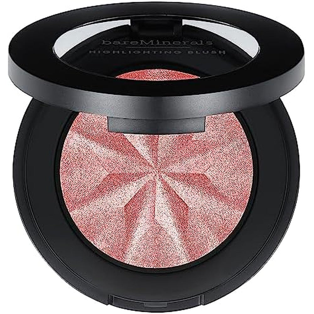 Bareminerals Gen Nude Highlighting Blush Pink Glow front view of compact packaging