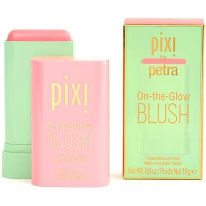 Pixi On The Glow Blush Fleur front view cream blush stick