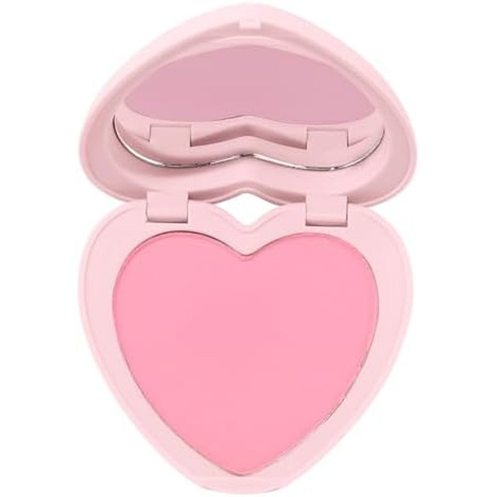 ColourPop Sweetheart silky powder blush front view of heart compact