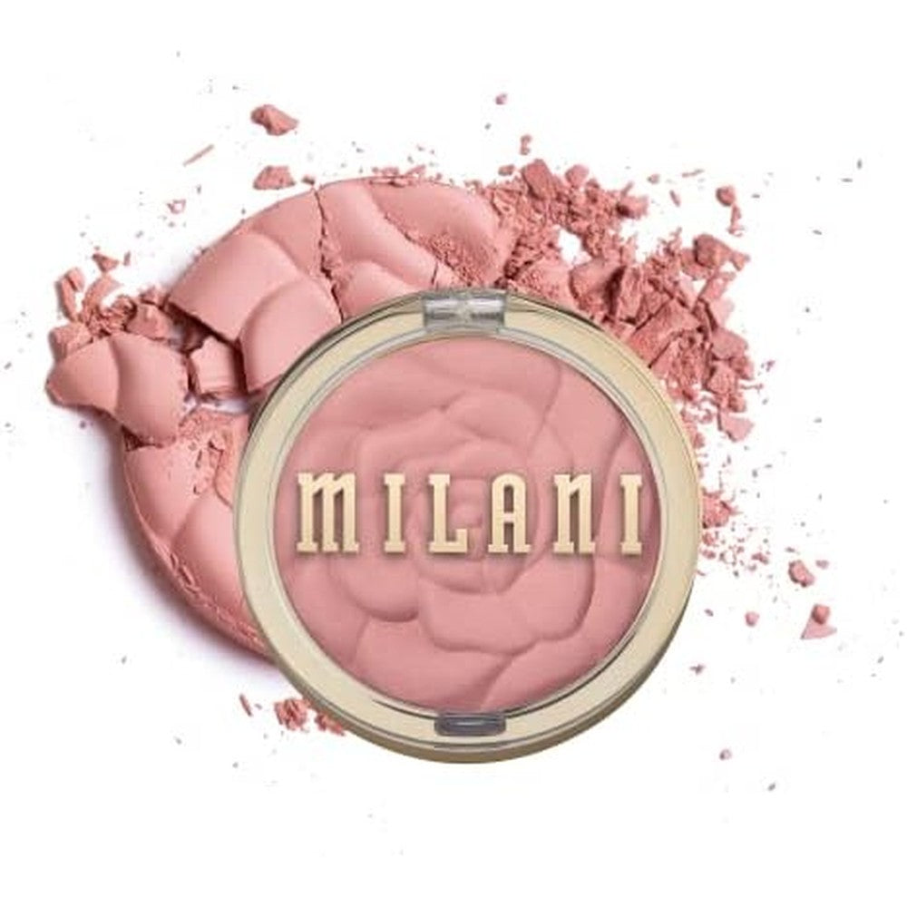 Milani Rose Powder Blush Romantic Rose front view compact