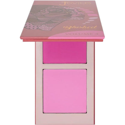 Juvia's Place Blushed Duo Blush Volume 4 front view of the two-tone pink palette.