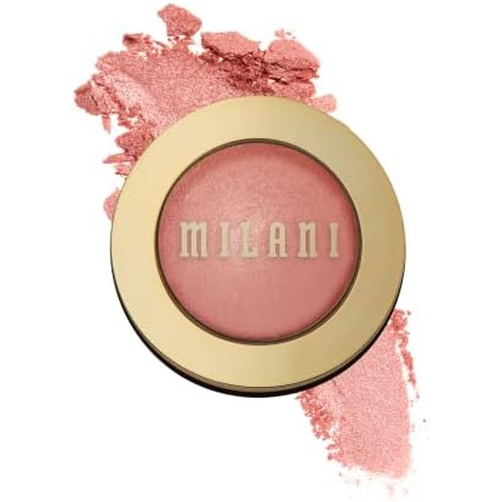 Milani baked blush front view compact packaging