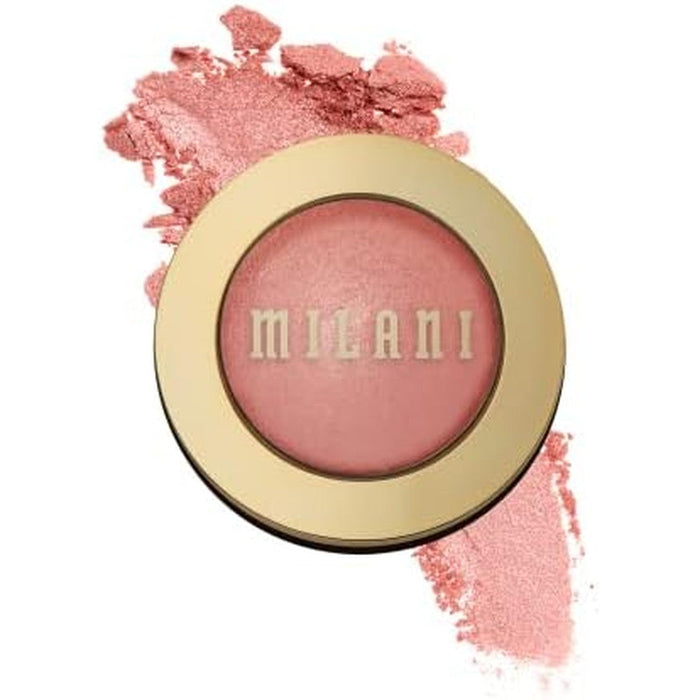 Milani baked blush front view compact packaging