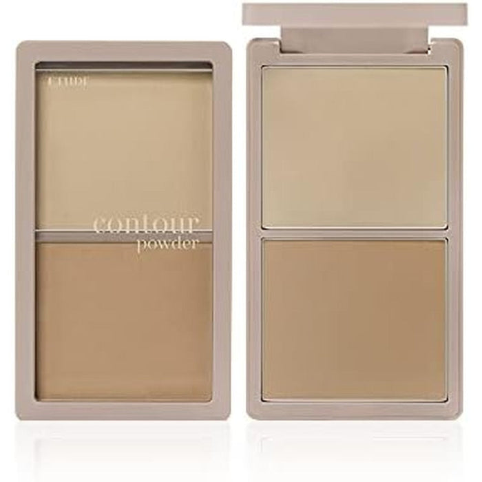 ETUDE contour powder palette front view open compact