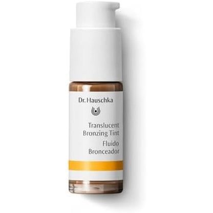 Dr. Hauschka Translucent Bronzing Tint liquid face bronzer front view pump glass bottle