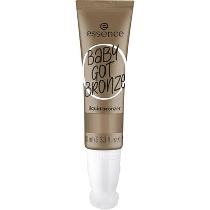 Essence Baby Got Bronze Liquid Bronzer front view showing the 10 Milliliters tube and packaging.