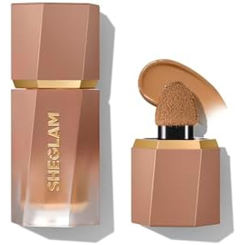 SHEGLAM Sun Beam Matte Liquid Bronzer Toffee front view premium makeup packaging
