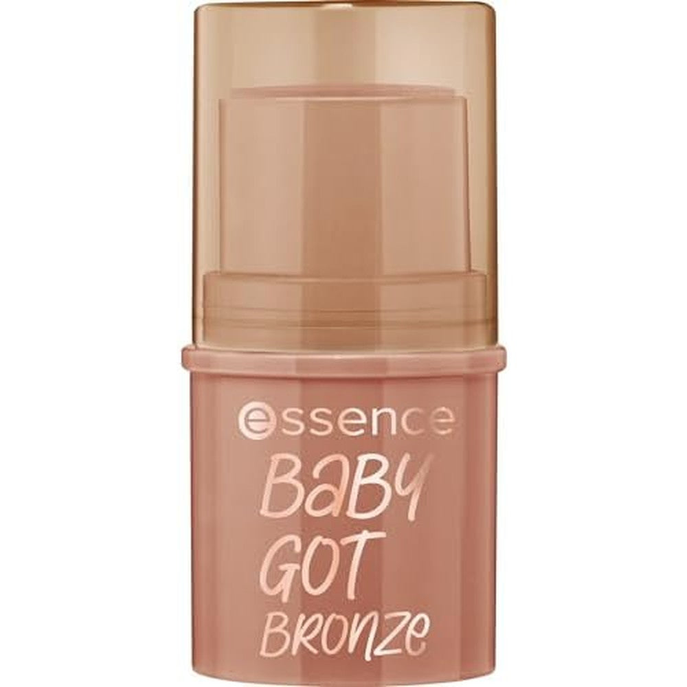 Essence Cosmetics Baby Got Bronze Cream Bronzer Stick front view showing the 10 Cinnamon Spice packaging