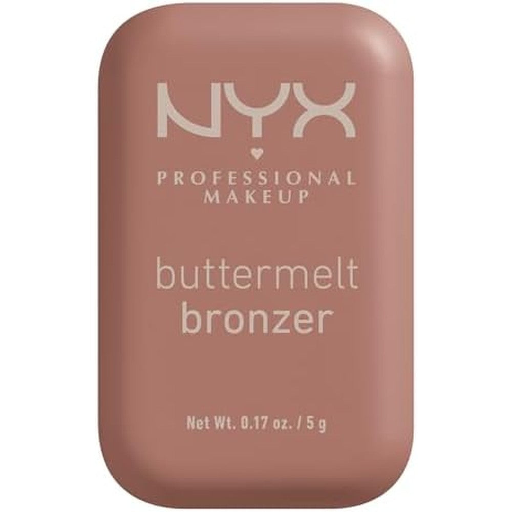 NYX Professional Makeup Matte Buttermelt Bronzer in Deserve Butta front view compact case.