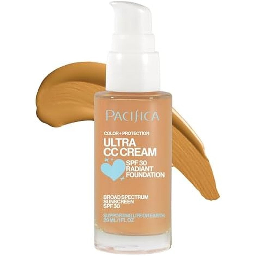 Pacifica Ultra CC Cream Radiant Foundation Warm Medium front view