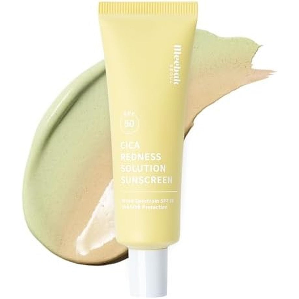 Meebak Cica Redness Color Correcting SPF 50 cream front view