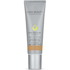 Juice Beauty Stem Cellular CC Cream front view in silver tube packaging with yellow droplet logo