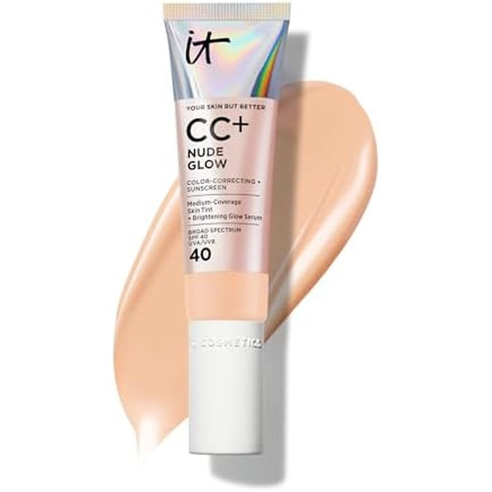 It Cosmetics CC+ Nude Glow Foundation front packaging view