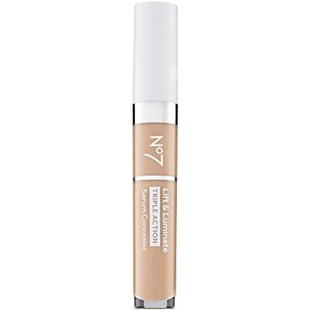 No7 Lift and Luminate Triple Action Serum Concealer Light front view for dark circle coverage