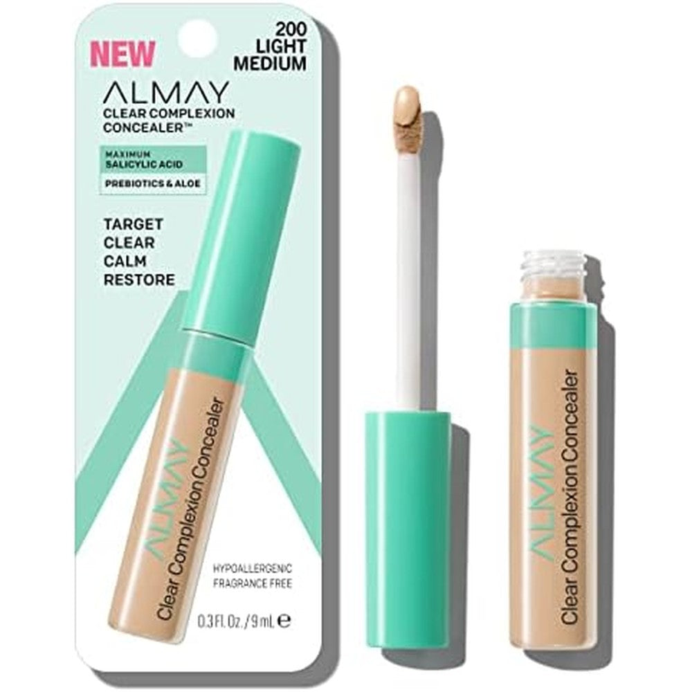 Almay Clear Complexion Acne Spot Treatment Concealer front view full coverage makeup