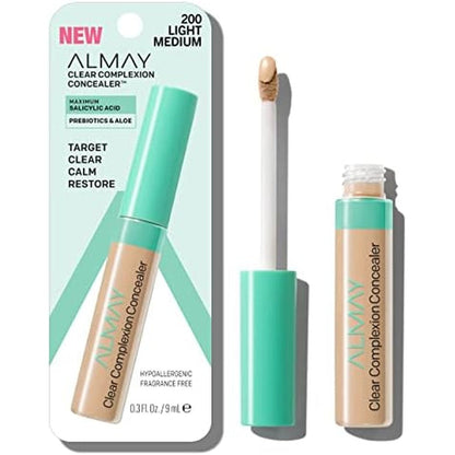 Almay Clear Complexion Acne Spot Treatment Concealer front view full coverage makeup