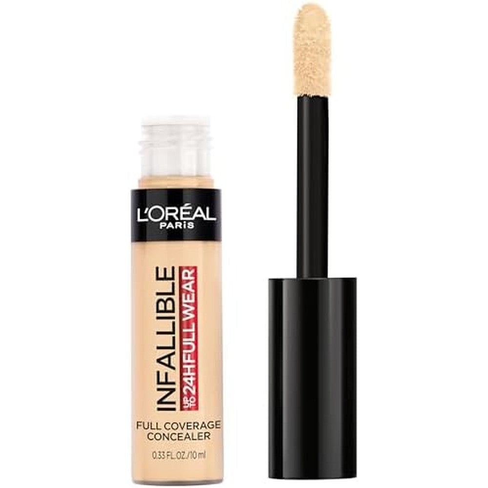L'Oreal Paris Infallible Full Wear Waterproof Matte Concealer Cashmere front view full coverage liquid makeup