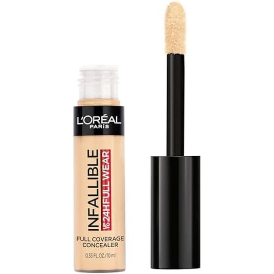 L'Oreal Paris Infallible Full Wear Waterproof Matte Concealer Cashmere front view full coverage liquid makeup