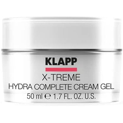 Klapp X-Treme Hydra Complete Intensive Moisturizing Face Cream Gel front view premium packaging