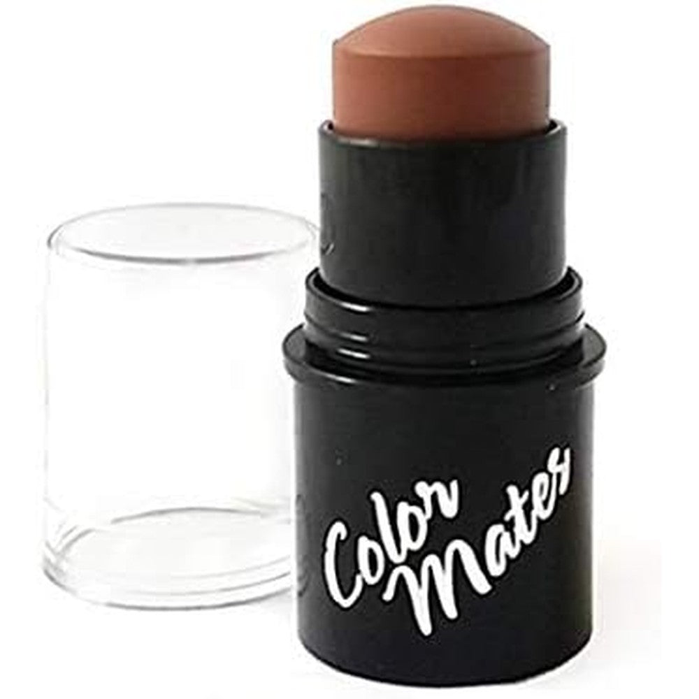 COLORMATES Multi Cream Stick Foundation Contour Highlighter Dark front view makeup stick for facial sculpting