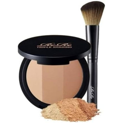 RiRe Triple Shading palette front view showing the three contour powder colors