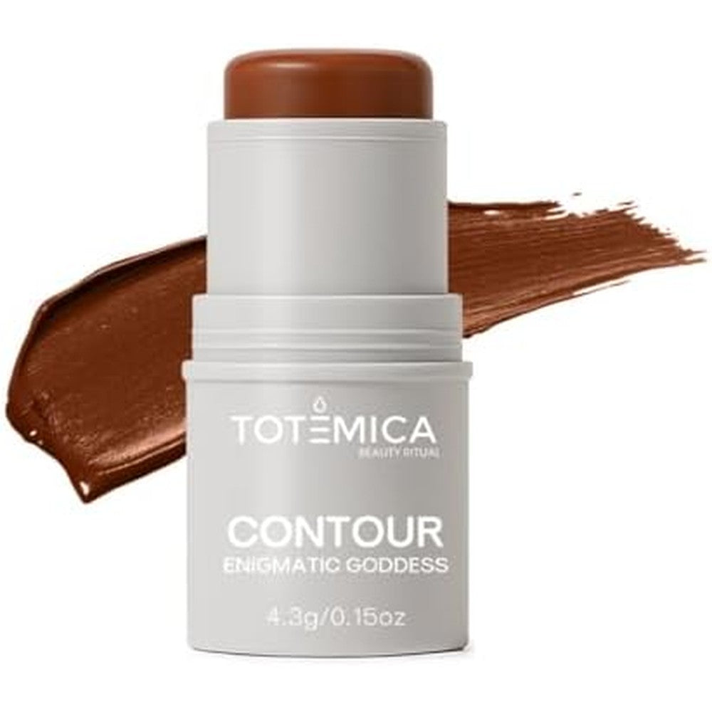 TOTEMICA Cream Contour Stick in Coffee Breeze front view packaging for cool toned face sculpting.