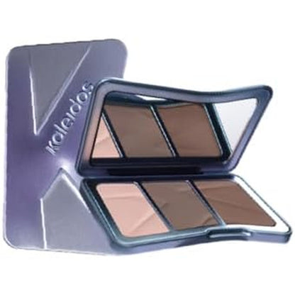 Kaleidos Symphony Contour Trio S01 Light front view showing three matte powder shades